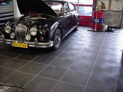 Car workshop flooring